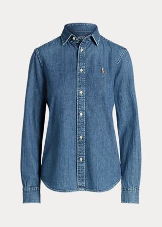 Blue Women’s Ralph Lauren Denim Shirts