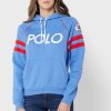 Blue Women’s Ralph Lauren Graphic Knitted Hoodie
