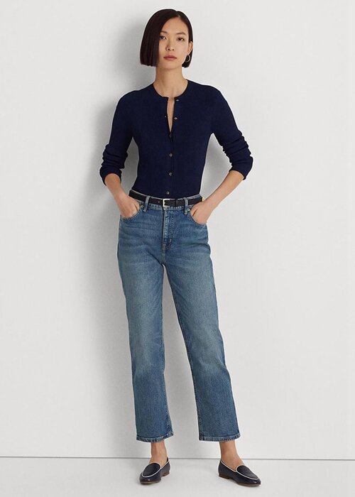 Blue Women’s Ralph Lauren High-rise Straight Ankle Jeans Blue Women’s Ralph Lauren High-rise Straight Ankle Jeans