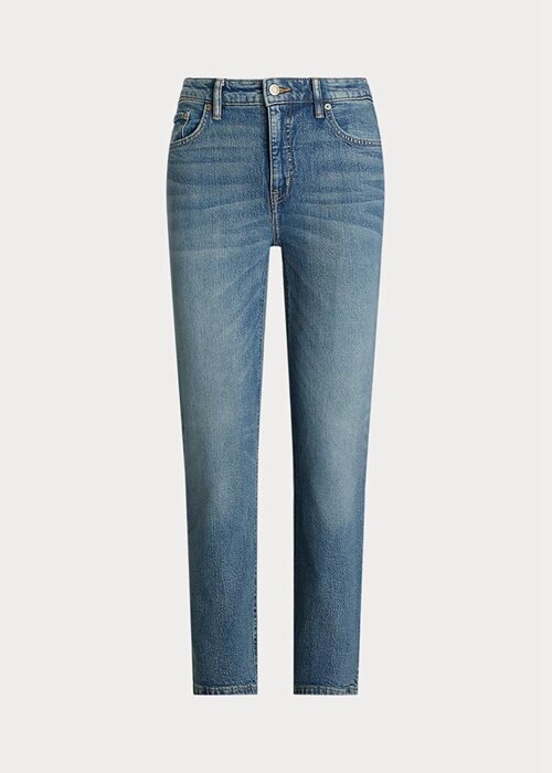 Blue Women’s Ralph Lauren High-rise Straight Ankle Jeans Blue Women’s Ralph Lauren High-rise Straight Ankle Jeans