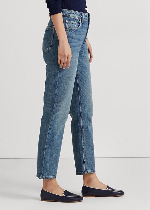 Blue Women’s Ralph Lauren High-rise Straight Ankle Jeans Blue Women’s Ralph Lauren High-rise Straight Ankle Jeans