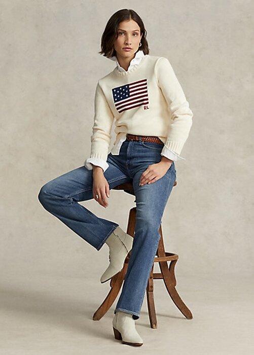 Blue Women’s Ralph Lauren High-Rise Straight Jeans Blue Women’s Ralph Lauren High-Rise Straight Jeans