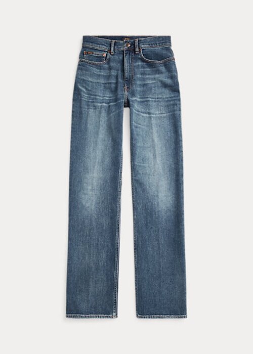 Blue Women’s Ralph Lauren High-Rise Straight Jeans Blue Women’s Ralph Lauren High-Rise Straight Jeans