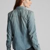 Blue Women’s Ralph Lauren Indigo Denim Western Shirts