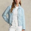 Blue Women’s Ralph Lauren Linen   Windbreaker