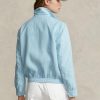 Blue Women’s Ralph Lauren Linen   Windbreaker