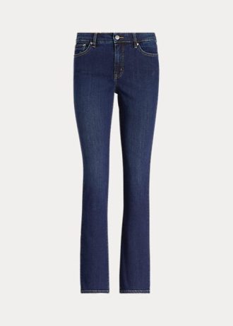 Blue Women’s Ralph Lauren Mid-Rise Straight Jeans
