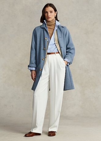 blue women s ralph lauren oversize double face car coats 1 330x461 - Blue Women's Ralph Lauren Oversize Double-Face Car Coats