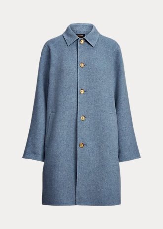 blue women s ralph lauren oversize double face car coats 2 330x462 - Blue Women's Ralph Lauren Oversize Double-Face Car Coats