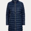 Blue Women’s Ralph Lauren Packable Quilted Taffeta Coats Blue Women’s Ralph Lauren Packable Quilted Taffeta Coats