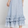 Blue Women’s Ralph Lauren Ruffle High Waist Skirts