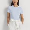 Blue Women’s Ralph Lauren Stretch Cotton T Shirts