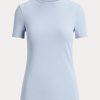 Blue Women’s Ralph Lauren Stretch Cotton T Shirts