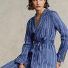Blue Women’s Ralph Lauren Striped Belted Linen-cotton Blazers Blue Women’s Ralph Lauren Striped Belted Linen-cotton Blazers