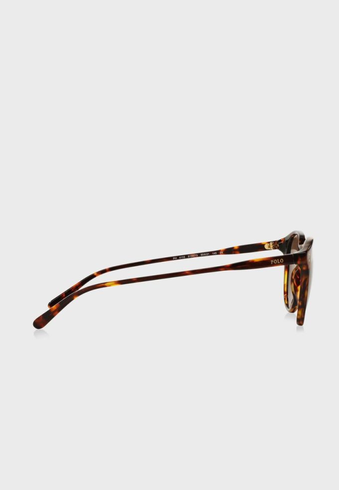 Brown Men’s Ralph Lauren 0Ph4110 Round Sunglasses