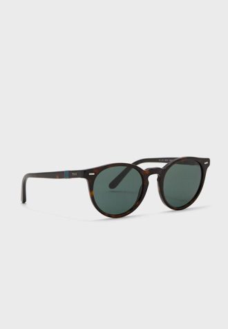 Brown Men’s Ralph Lauren 0Ph4151 Round Sunglasses