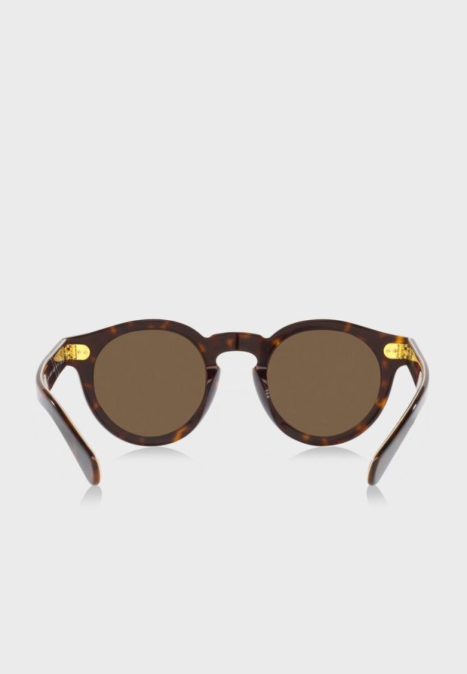 Brown Men’s Ralph Lauren 0Ph4165 Round Sunglasses