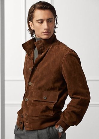 Brown Men’s Ralph Lauren Hayworth Suede Jackets Brown Men’s Ralph Lauren Hayworth Suede Jackets