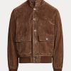 Brown Men’s Ralph Lauren Hayworth Suede Jackets Brown Men’s Ralph Lauren Hayworth Suede Jackets