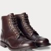 Brown Men’s Ralph Lauren Leather Boots