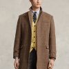 Brown Men’s Ralph Lauren Lightweight Wool Herringbone Topcoat Coats Brown Men’s Ralph Lauren Lightweight Wool Herringbone Topcoat Coats