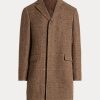 Brown Men’s Ralph Lauren Lightweight Wool Herringbone Topcoat Coats Brown Men’s Ralph Lauren Lightweight Wool Herringbone Topcoat Coats