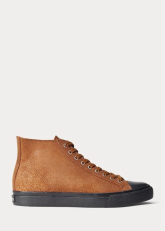 Brown Men’s Ralph Lauren Mayport Suede Sneakers Brown Men’s Ralph Lauren Mayport Suede Sneakers