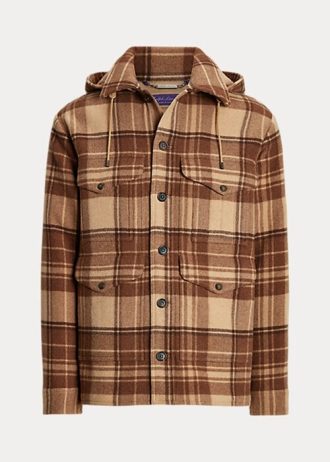 Brown Men’s Ralph Lauren Nichols Plaid Wool Thicket Jackets