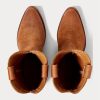 Brown Men’s Ralph Lauren Plainview Suede Cowboy Boots