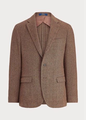 Brown Men’s Ralph Lauren Polo Soft Herringbone Sport Blazers