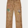 Brown Men’s Ralph Lauren Relaxed Fit Distressed Canvas Pants Brown Men’s Ralph Lauren Relaxed Fit Distressed Canvas Pants