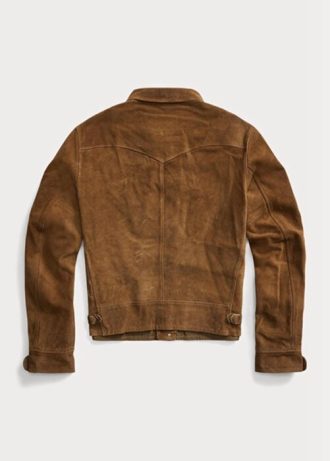 Brown Men’s Ralph Lauren Roughout Suede Jackets