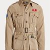 Brown Men’s Ralph Lauren Twill Belted Jackets