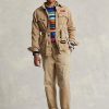 Brown Men’s Ralph Lauren Twill Belted Jackets