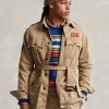 Brown Men’s Ralph Lauren Twill Belted Jackets