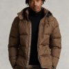 Brown Men’s Ralph Lauren Water-Repellent Down Jackets