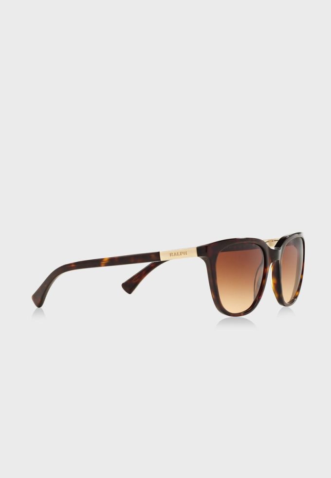 Brown Women’s Ralph Lauren 0RA5206 Tortoise Wayfarers Sunglasses