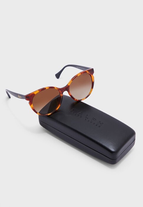 Brown Women’s Ralph Lauren 0Ra5285U Round Sunglasses Brown Women’s Ralph Lauren 0Ra5285U Round Sunglasses