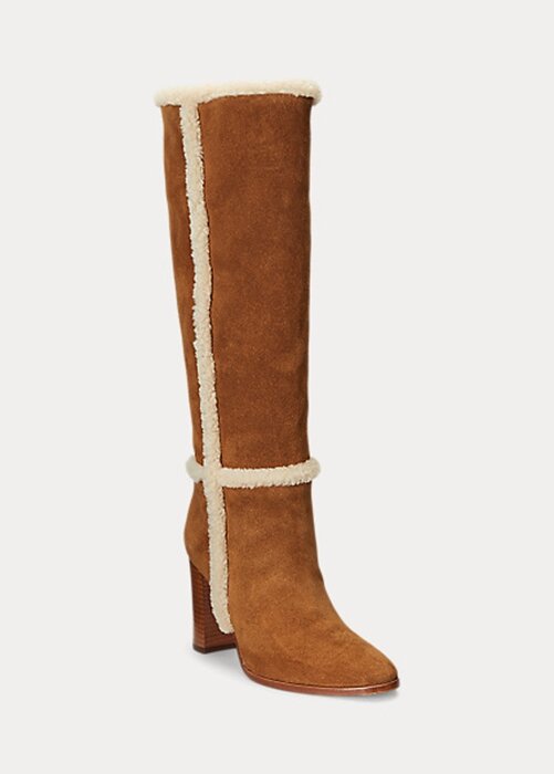 Brown Women’s Ralph Lauren Aubri Suede Boots Brown Women’s Ralph Lauren Aubri Suede Boots