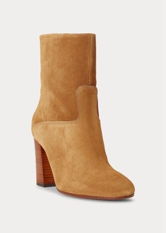 Brown Women’s Ralph Lauren Brindley Suede Boots