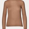 Brown Women’s Ralph Lauren Cashmere Crewneck Sweaters