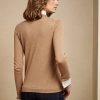 Brown Women’s Ralph Lauren Collared Cashmere Sweaters Brown Women’s Ralph Lauren Collared Cashmere Sweaters