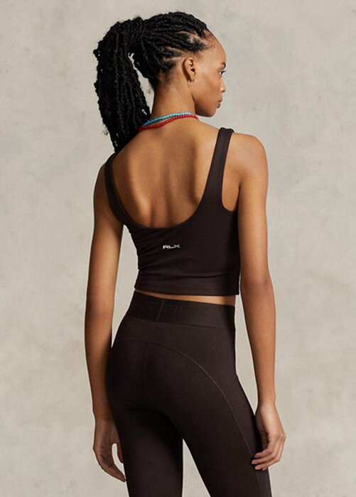 Brown Women’s Ralph Lauren Cropped Sueded Jersey Tanks Brown Women’s Ralph Lauren Cropped Sueded Jersey Tanks