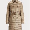 Brown Women’s Ralph Lauren Metallic Quilted Down Coats Brown Women’s Ralph Lauren Metallic Quilted Down Coats
