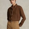 Brown Women’s Ralph Lauren Relaxed Fit Linen Shirts