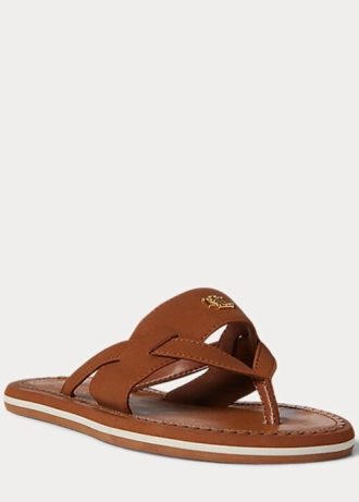 Brown Women’s Ralph Lauren Rosalind Slippers