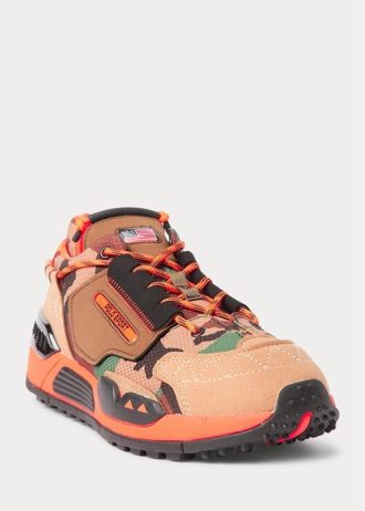 Camo / Brown Men’s Ralph Lauren PS200 Sneakers