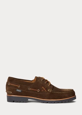 Chocolate Men’s Ralph Lauren Ranger Suede Loafers