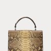 Copper Women’s Ralph Lauren The Python RL Top Handle Handbag