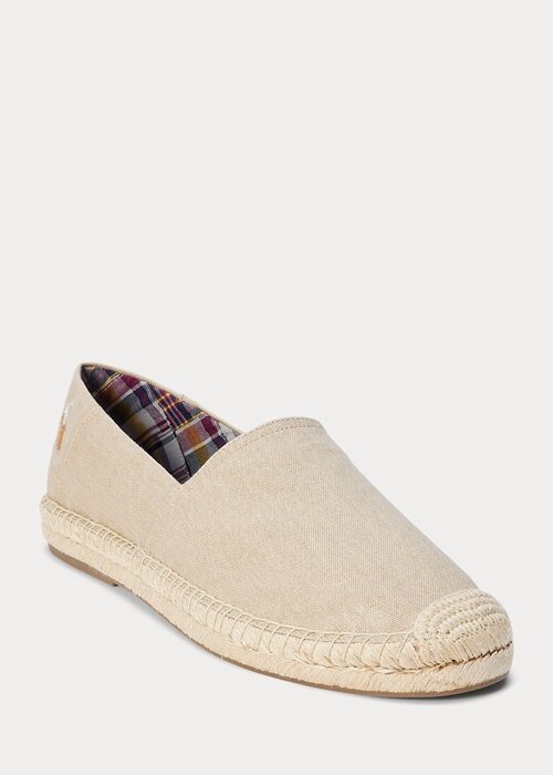 Cream Men’s Ralph Lauren Cevio Washed Canvas Espadrille Cream Men’s Ralph Lauren Cevio Washed Canvas Espadrille